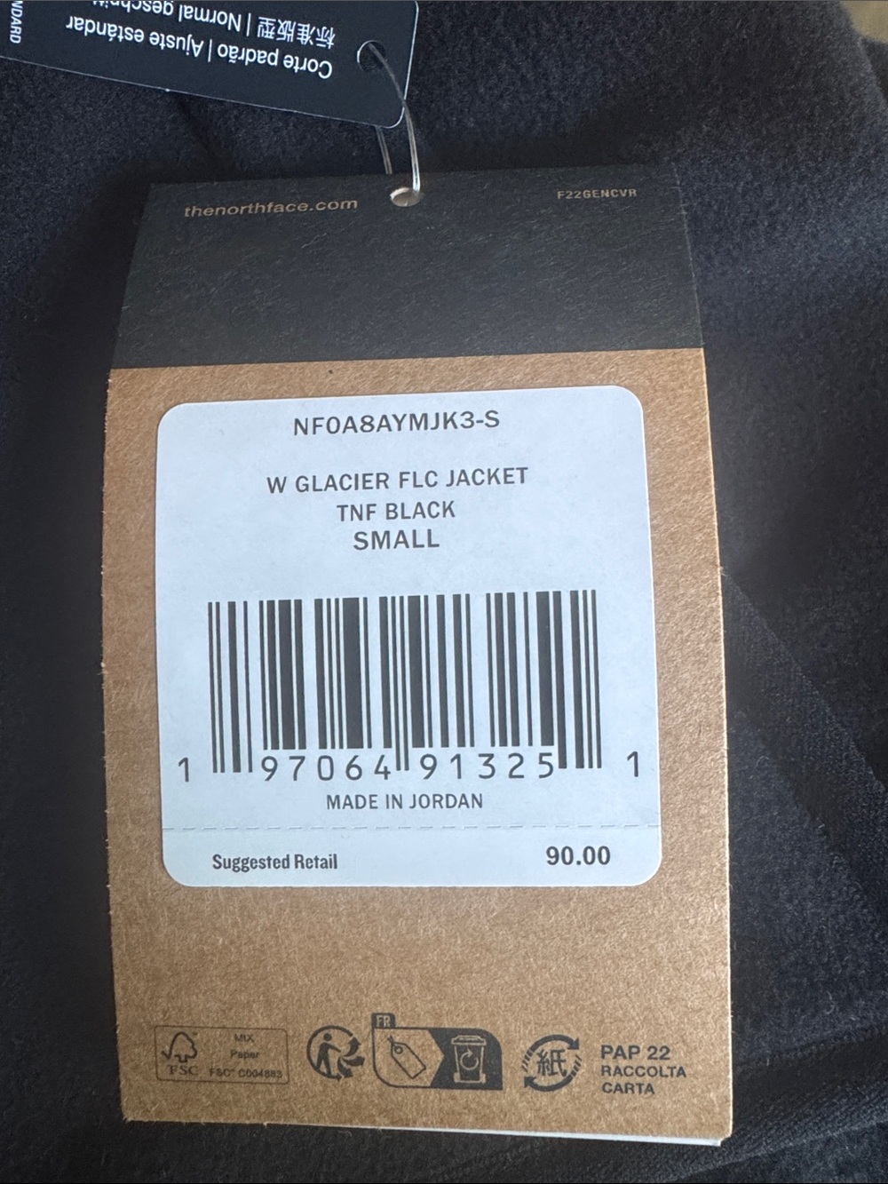 The North Face Black W Glacier FLC Jacket - Women's - Picture 2 of 8